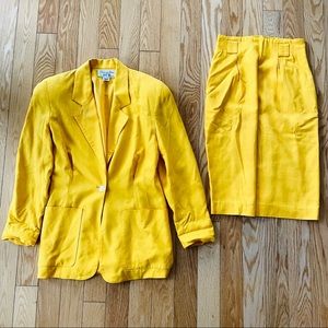 CHRISTIAN DIOR Vintage Blazer Skirt Separates